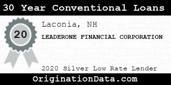 LEADERONE FINANCIAL CORPORATION 30 Year Conventional Loans silver