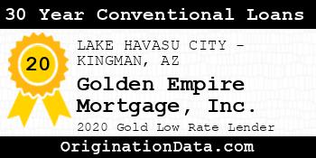 Golden Empire Mortgage 30 Year Conventional Loans gold