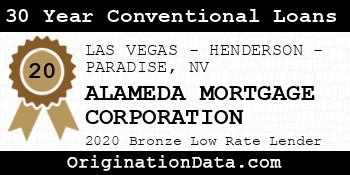 ALAMEDA MORTGAGE CORPORATION 30 Year Conventional Loans bronze