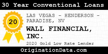 WALL FINANCIAL 30 Year Conventional Loans gold