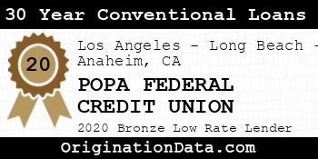 POPA FEDERAL CREDIT UNION 30 Year Conventional Loans bronze