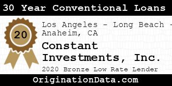 Constant Investments 30 Year Conventional Loans bronze