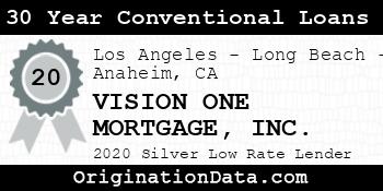 VISION ONE MORTGAGE 30 Year Conventional Loans silver