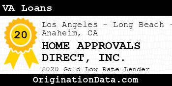 HOME APPROVALS DIRECT VA Loans gold