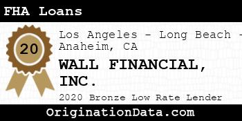 WALL FINANCIAL FHA Loans bronze