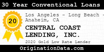 CENTRAL COAST LENDING 30 Year Conventional Loans gold