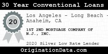 1ST 2ND MORTGAGE COMPANY OF N.J. 30 Year Conventional Loans silver