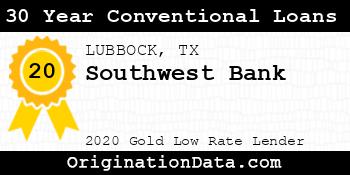 Southwest Bank 30 Year Conventional Loans gold