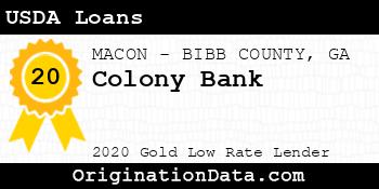Colony Bank USDA Loans gold