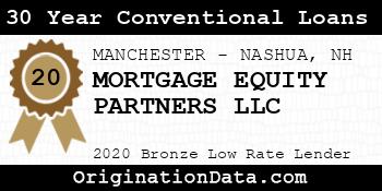 MORTGAGE EQUITY PARTNERS 30 Year Conventional Loans bronze