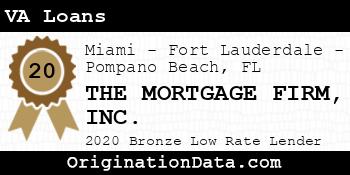 THE MORTGAGE FIRM VA Loans bronze