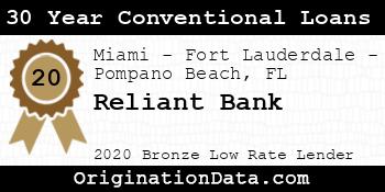 Reliant Bank 30 Year Conventional Loans bronze