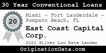 East Coast Capital Corp. 30 Year Conventional Loans silver