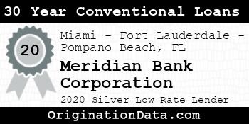Meridian Bank Corporation 30 Year Conventional Loans silver