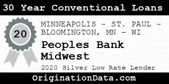 Peoples Bank Midwest 30 Year Conventional Loans silver