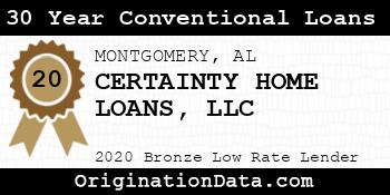 CERTAINTY HOME LOANS 30 Year Conventional Loans bronze