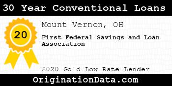 First Federal Savings and Loan Association 30 Year Conventional Loans gold