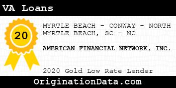AMERICAN FINANCIAL NETWORK VA Loans gold