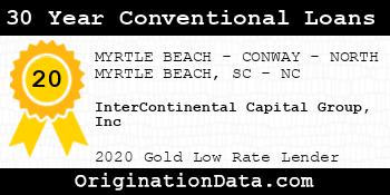 InterContinental Capital Group Inc 30 Year Conventional Loans gold