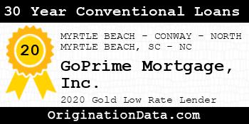 GoPrime Mortgage 30 Year Conventional Loans gold