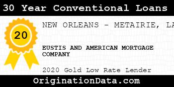 EUSTIS AND AMERICAN MORTGAGE COMPANY 30 Year Conventional Loans gold