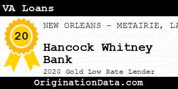 Hancock Whitney Bank VA Loans gold