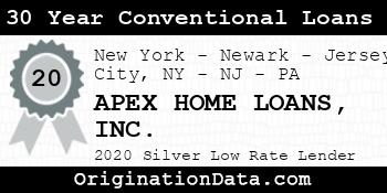APEX HOME LOANS 30 Year Conventional Loans silver