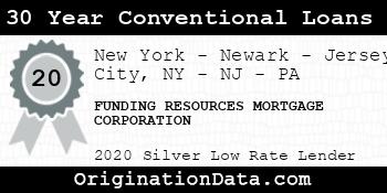 FUNDING RESOURCES MORTGAGE CORPORATION 30 Year Conventional Loans silver