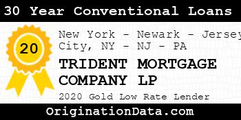 TRIDENT MORTGAGE COMPANY LP 30 Year Conventional Loans gold