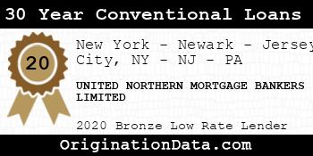 UNITED NORTHERN MORTGAGE BANKERS LIMITED 30 Year Conventional Loans bronze