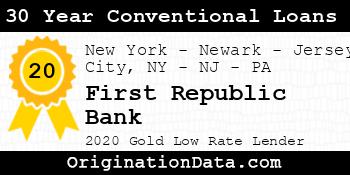 First Republic Bank 30 Year Conventional Loans gold