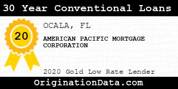 AMERICAN PACIFIC MORTGAGE CORPORATION 30 Year Conventional Loans gold