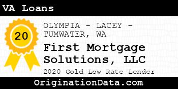 First Mortgage Solutions  VA Loans gold
