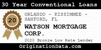 WATSON MORTGAGE CORP. 30 Year Conventional Loans bronze