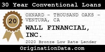WALL FINANCIAL 30 Year Conventional Loans bronze