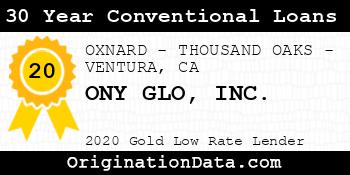 ONY GLO  30 Year Conventional Loans gold
