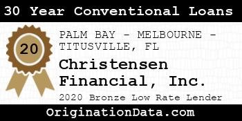 Christensen Financial 30 Year Conventional Loans bronze