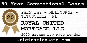 ROYAL UNITED MORTGAGE  30 Year Conventional Loans bronze