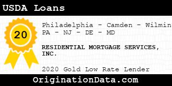 RESIDENTIAL MORTGAGE SERVICES USDA Loans gold