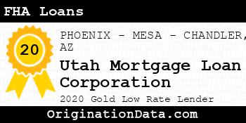 Utah Mortgage Loan Corporation FHA Loans gold