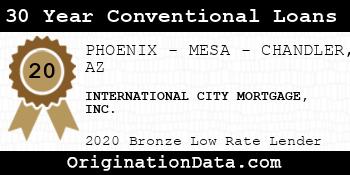 INTERNATIONAL CITY MORTGAGE 30 Year Conventional Loans bronze