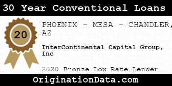 InterContinental Capital Group Inc 30 Year Conventional Loans bronze