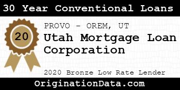 Utah Mortgage Loan Corporation 30 Year Conventional Loans bronze