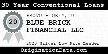 BLUE BRICK FINANCIAL 30 Year Conventional Loans silver