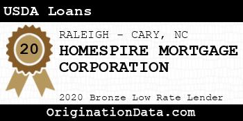 HOMESPIRE MORTGAGE CORPORATION USDA Loans bronze