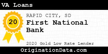 First National Bank VA Loans gold