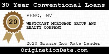 WESTCOAST MORTGAGE GROUP AND REALTY COMPANY 30 Year Conventional Loans bronze