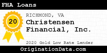 Christensen Financial FHA Loans gold