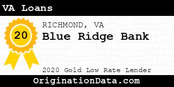 Blue Ridge Bank VA Loans gold