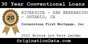 Cornerstone First Mortgage Inc 30 Year Conventional Loans bronze